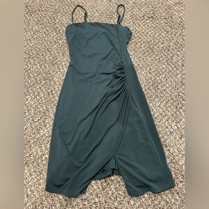 Elegant Dark Green Dress